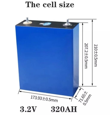 यूपीएस / सौर प्रकाश Lifepo4 लिथियम बैटरी 100ah - 320ah 3.2V LiFePO4 बैटरी पैक