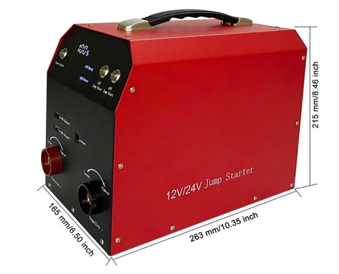12V 24V पोर्टेबल कार बैटरी चार्जर कार जंप स्टार्टर अत्यधिक टिकाऊ डिज़ाइन