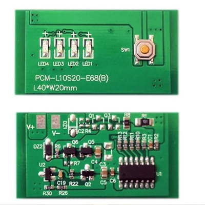 10-17S Li Ion / Lifepo4 स्मार्ट BMS सिस्टम 40A 60A 80A 36v 48v 60v बैटरी पैक के लिए