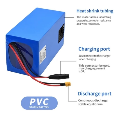 संचालित स्कूटर के लिए 24v रिचार्जेबल लिथियम आयन बैटरी पैक 48v 36v