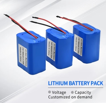 2600mah 3000mah 3.7V 7.4V 7800mah 9ah 18650 लिथियम आयन बैटरी पैक रिचार्जेबल