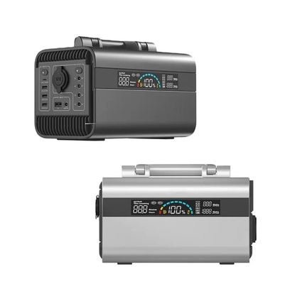बड़ा LCD डिस्प्ले बिजली लेफ्ट पोर्टेबल कैम्पिंग पावर बैंक रिचार्जेबल AC चेक करता है