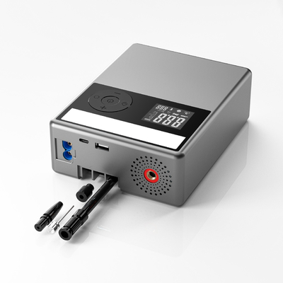 जंप स्टार्टर पावर पैक एयर कंप्रेसर के साथ 12V 2000A 12000mAH कार बैटरी बूस्टर पोर्टेबल कार बैटरी चार्जर