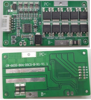 12.8V Lifepo4 BMS बोर्ड, लिथियम बैटरी के लिए BMS 10A 20A 25A