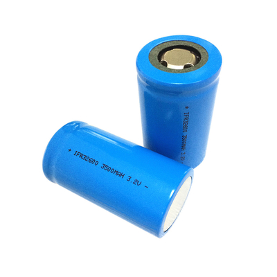 3500mah LiFePO4 बैटरी सेल IFR 32600 3.2V डीप साइकिल रिचार्जेबल