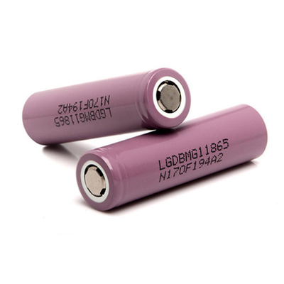 2900mAh LGDBMG11865 बैटरी, 18650 रिचार्जेबल ली आयन 50 ग्राम वजन: