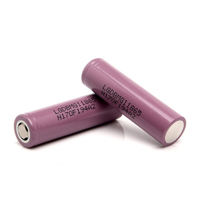 2900mAh LGDBMG11865 बैटरी, 18650 रिचार्जेबल ली आयन 50 ग्राम वजन: