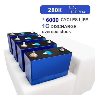 ग्रेड ए LiFePO4 बैटरी पैक 280K 32v 280ah 6000 चक्रों के साथ