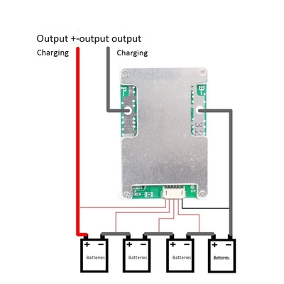 4S 12V 120A Lifepo4 बैटरी BMS बोर्ड, CE लीड एसिड बैटरी प्रबंधन प्रणाली:
