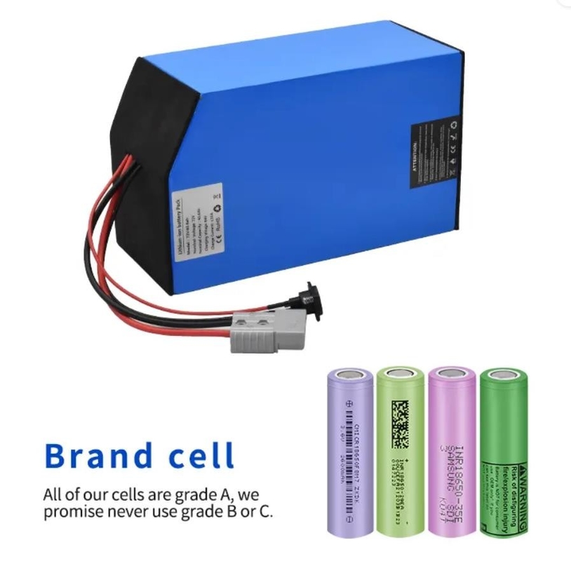 इलेक्ट्रिक साइकिल 1000w 2000w के लिए 72v लिथियम आयन बैटरी पैक 30ah 38ah 40ah 50ah